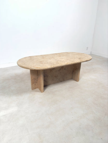 Table basse en travertin