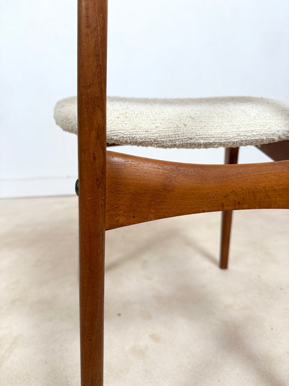 Ensemble de 4 chaises des années 60