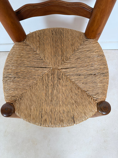 Ensemble de 4 chaises brutalistes
