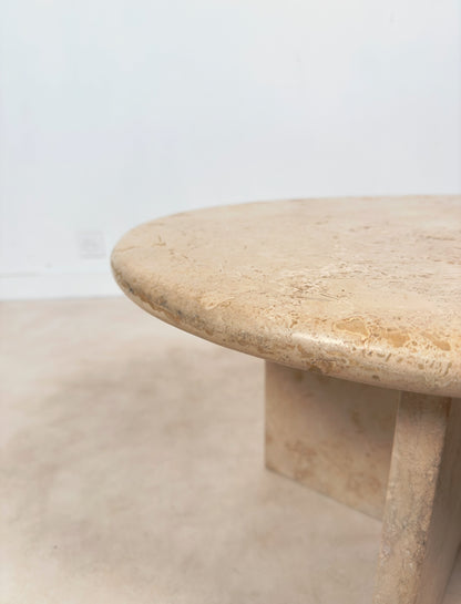 Table basse en travertin