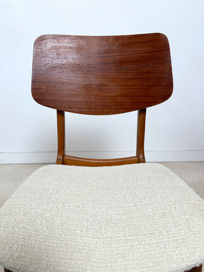 Ensemble de 4 chaises des années 60