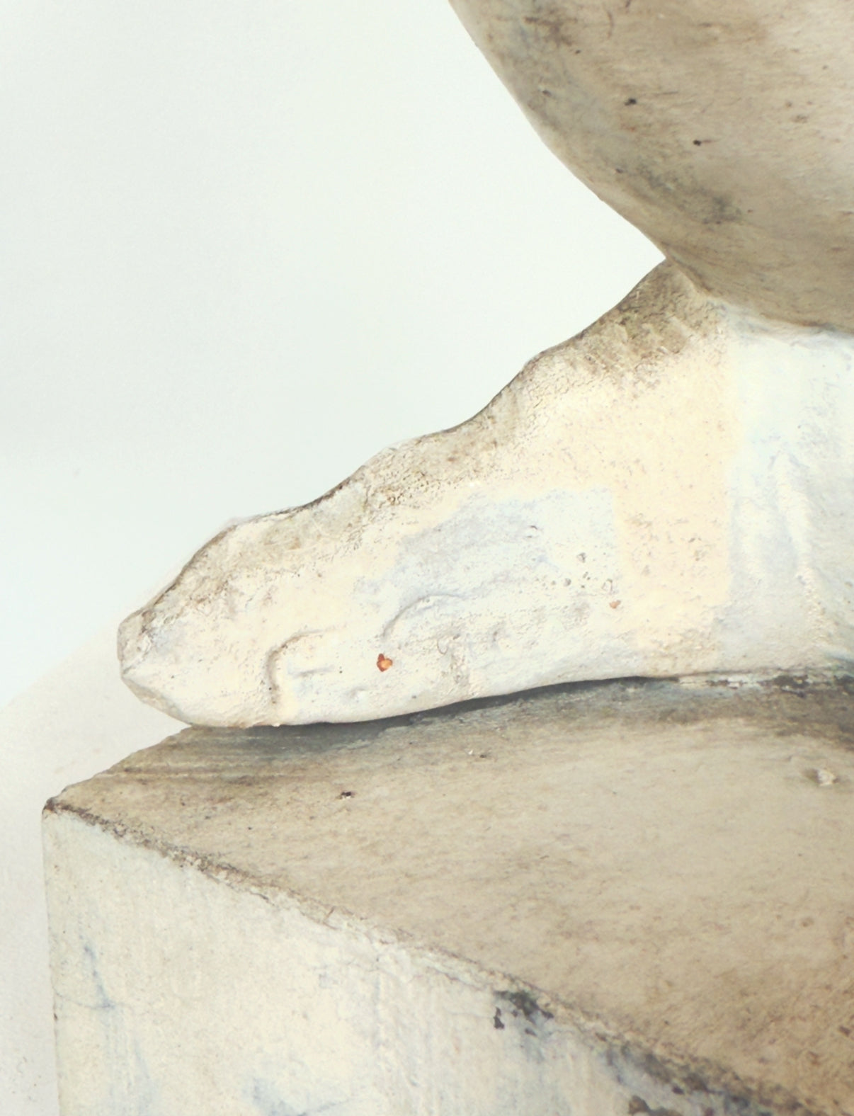 Sculpture « art déco » en plâtre par Édouard Guy Comte Du Passage