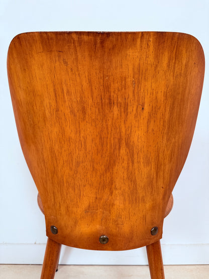 Ensemble de 4 chaises attribuées à Max Bill