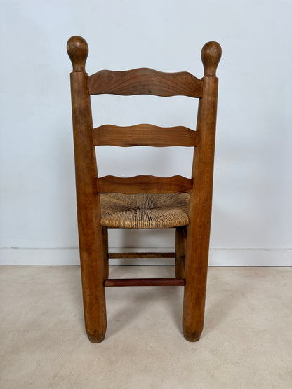 Ensemble de 4 chaises brutalistes