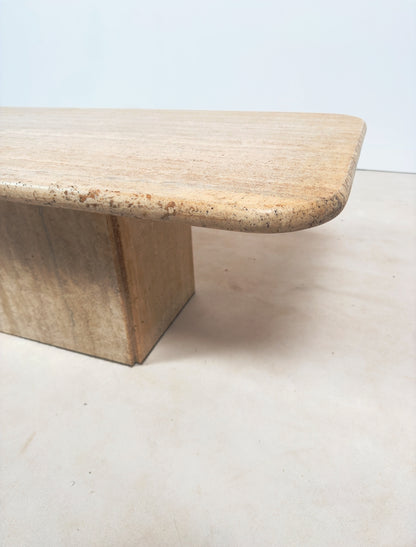 Table travertin néoclassique
