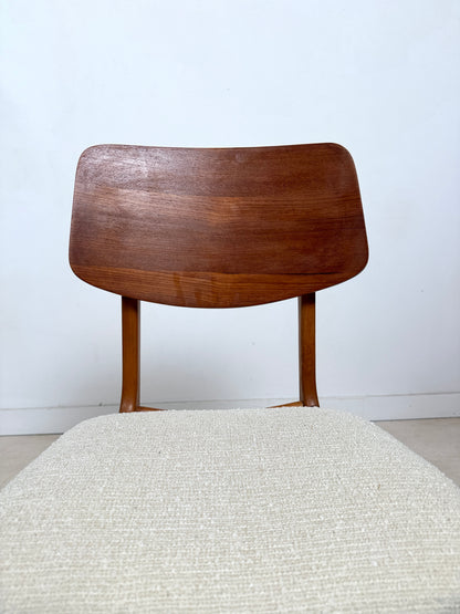 Ensemble de 4 chaises des années 60
