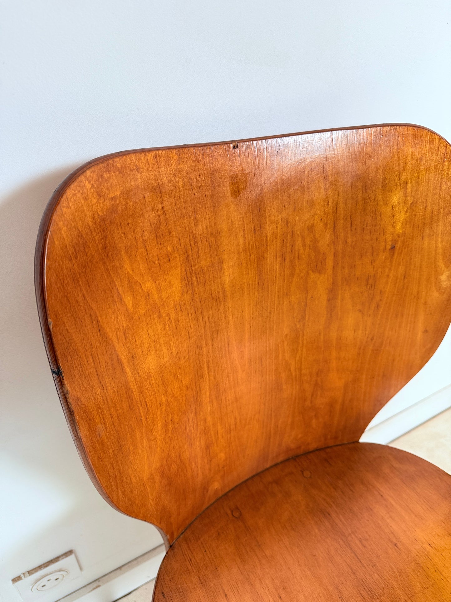 Ensemble de 4 chaises attribuées à Max Bill