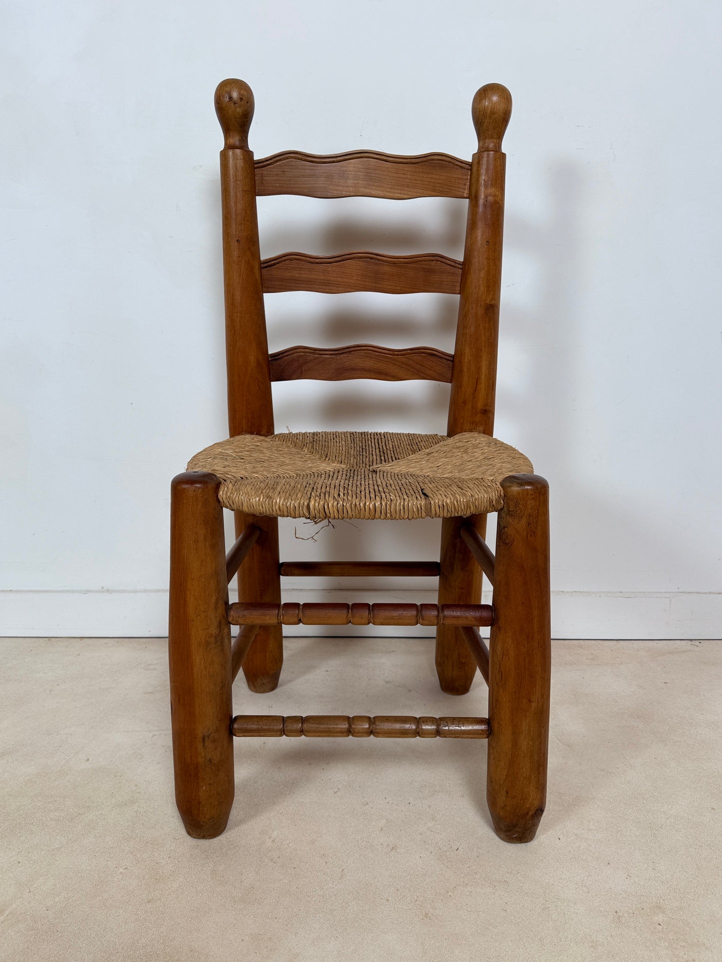Ensemble de 4 chaises brutalistes