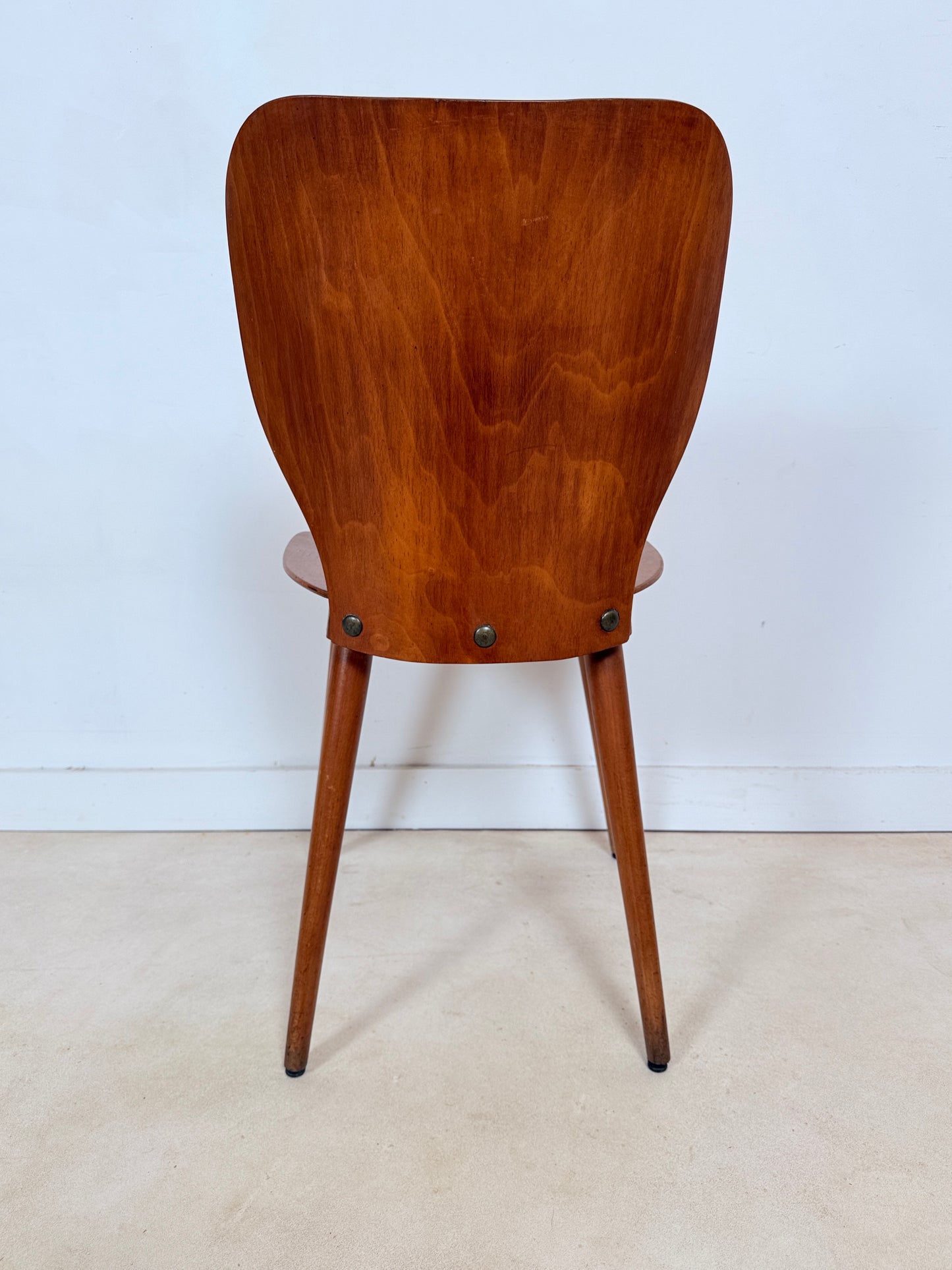 Ensemble de 4 chaises attribuées à Max Bill