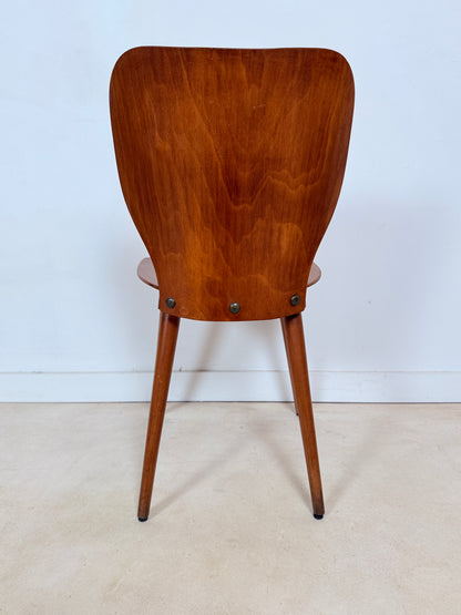 Ensemble de 4 chaises attribuées à Max Bill