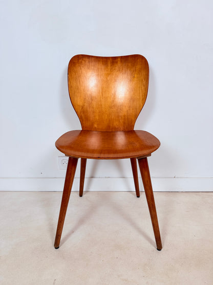 Ensemble de 4 chaises attribuées à Max Bill