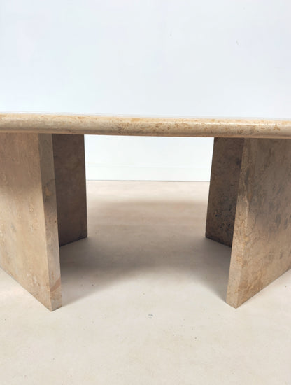 Table basse en travertin