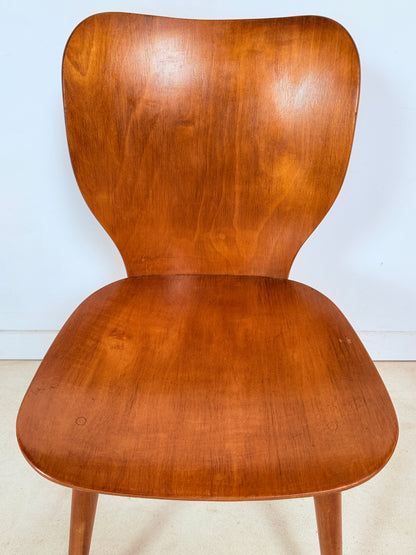 Ensemble de 4 chaises attribuées à Max Bill