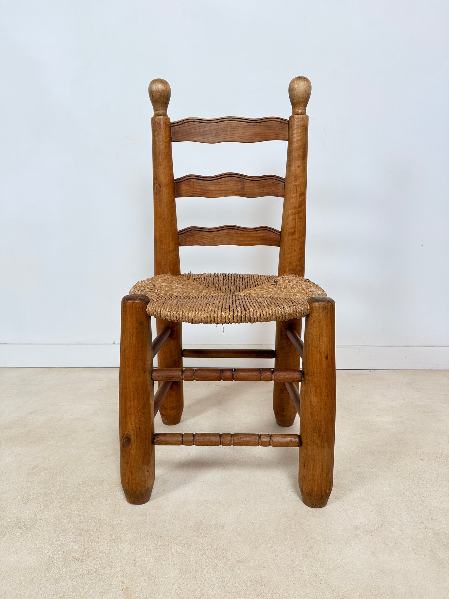Ensemble de 4 chaises brutalistes
