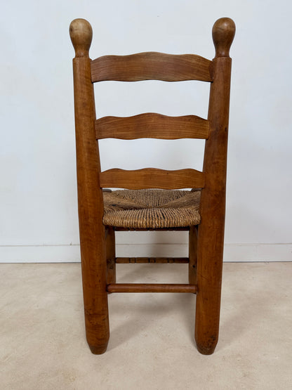 Ensemble de 4 chaises brutalistes