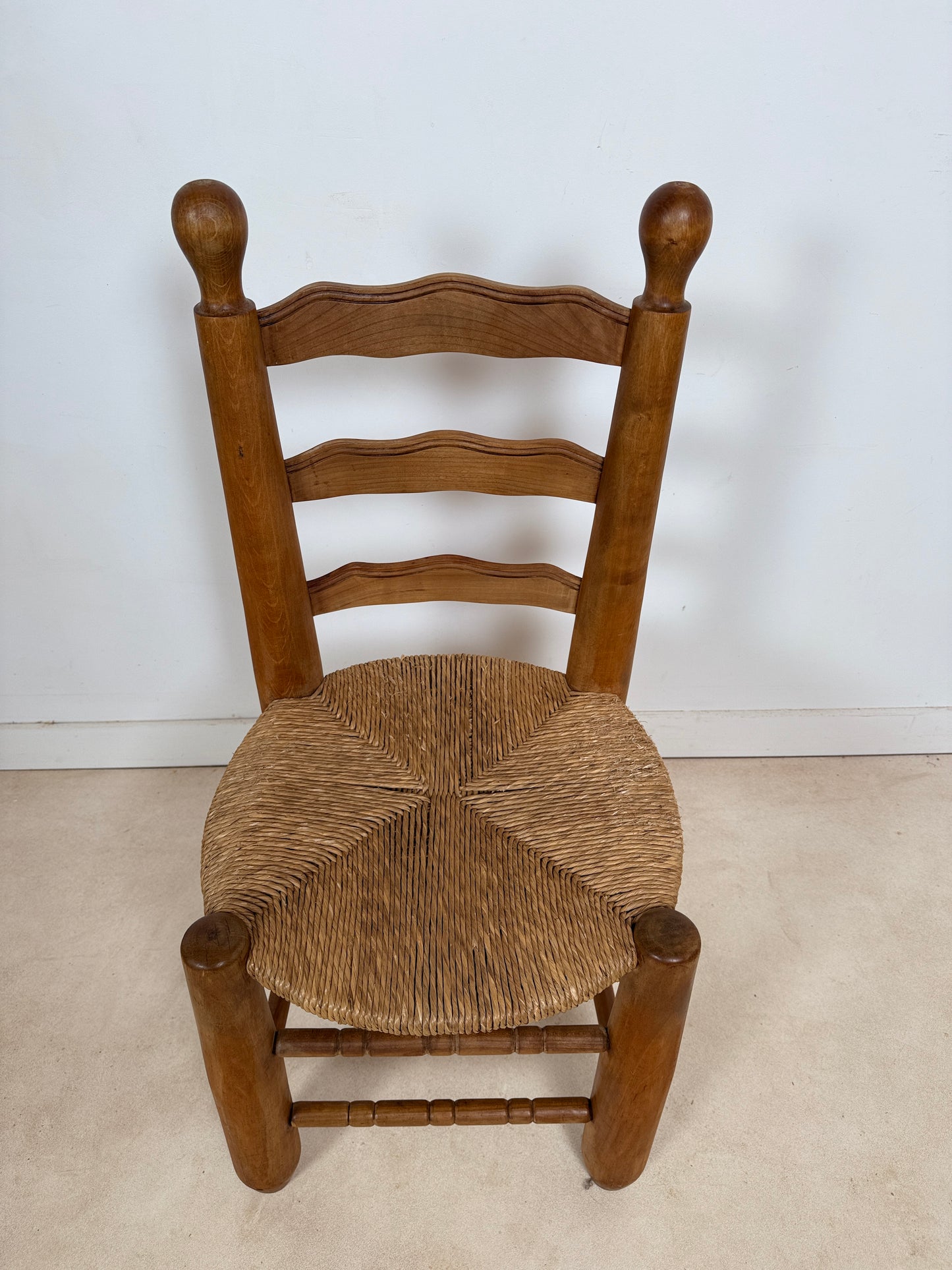 Ensemble de 4 chaises brutalistes