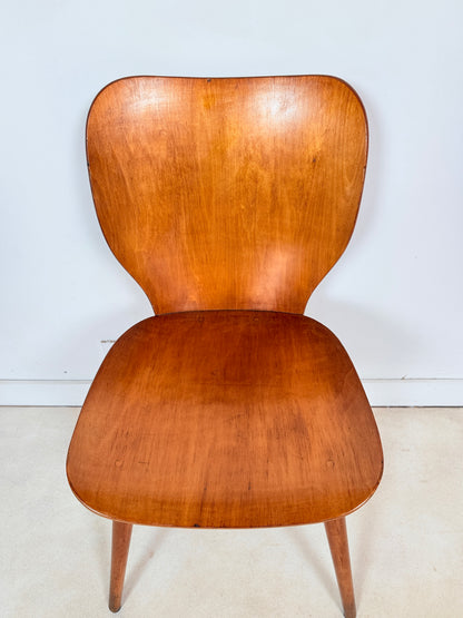 Ensemble de 4 chaises attribuées à Max Bill