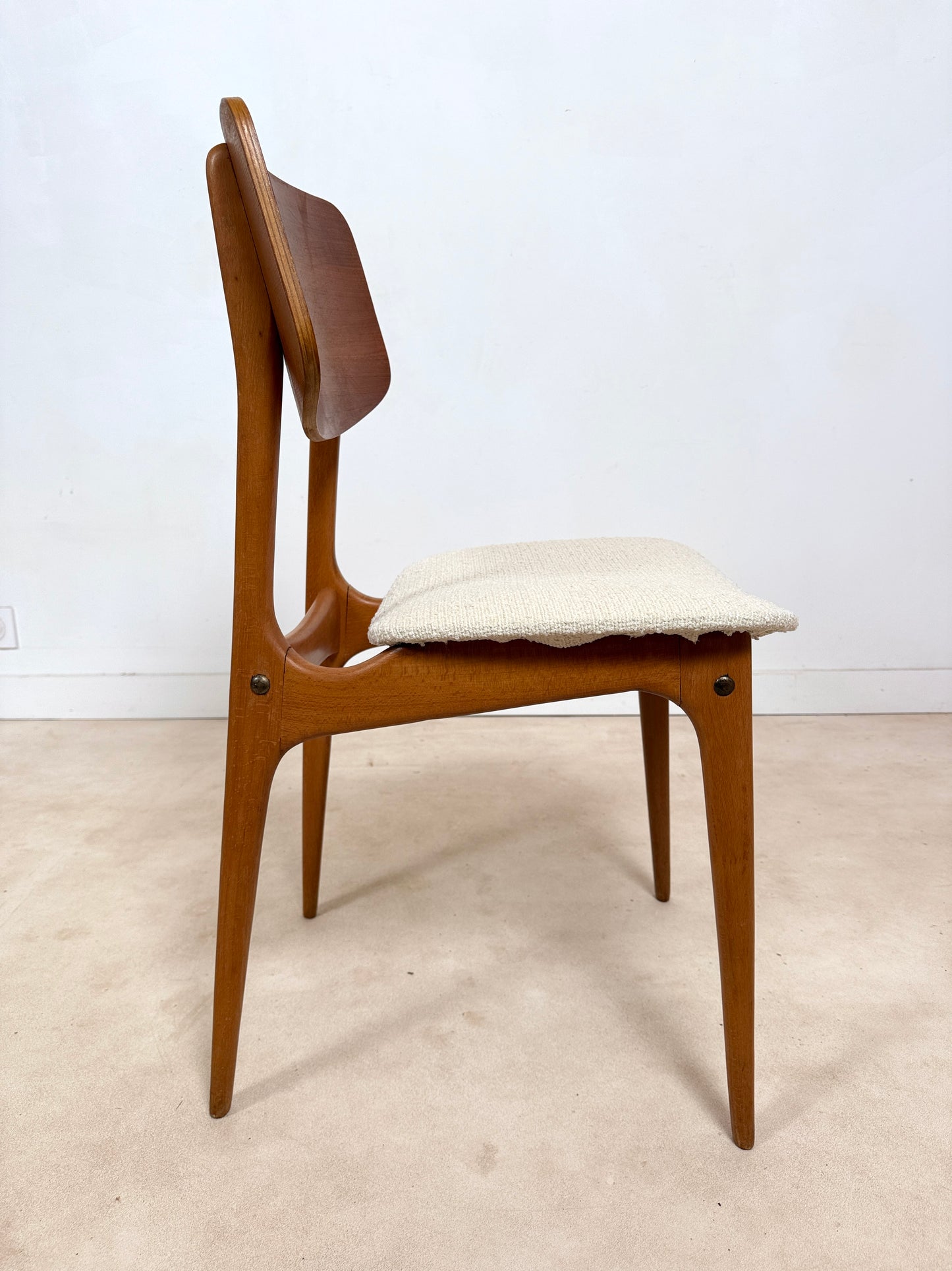 Ensemble de 4 chaises des années 60