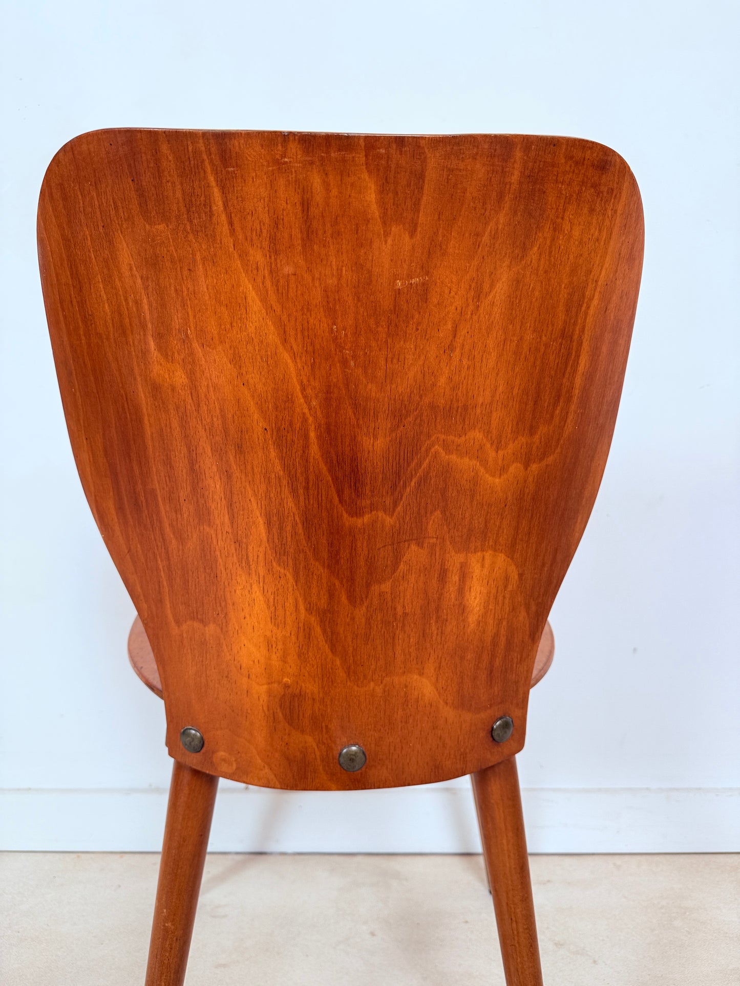 Ensemble de 4 chaises attribuées à Max Bill