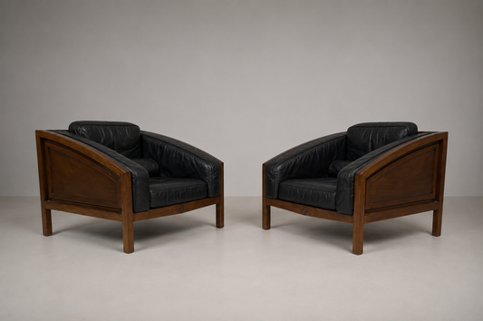 Fauteuil (1 disponible) dans le goût de Tobia Scarpa