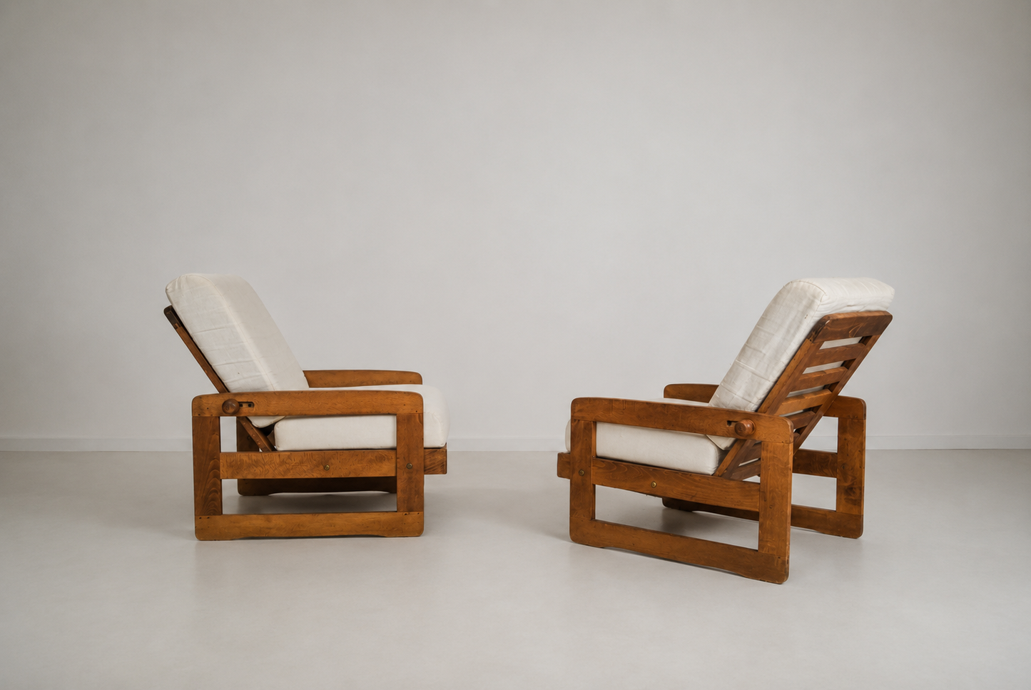 Fauteuil inclinable de la période "Reconstruction"