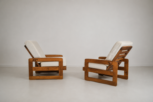 Fauteuil inclinable de la période "Reconstruction"