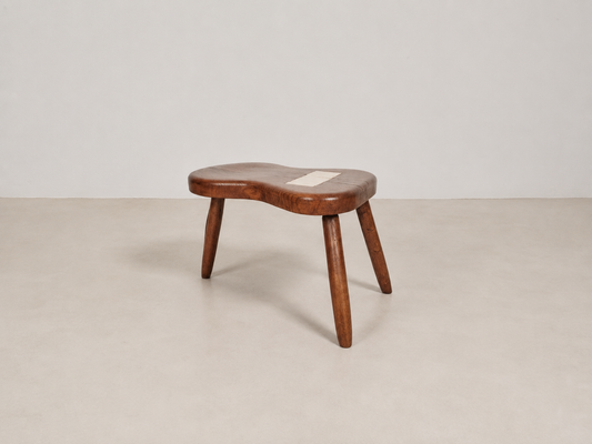Table d'appoint tripode avec incrustations