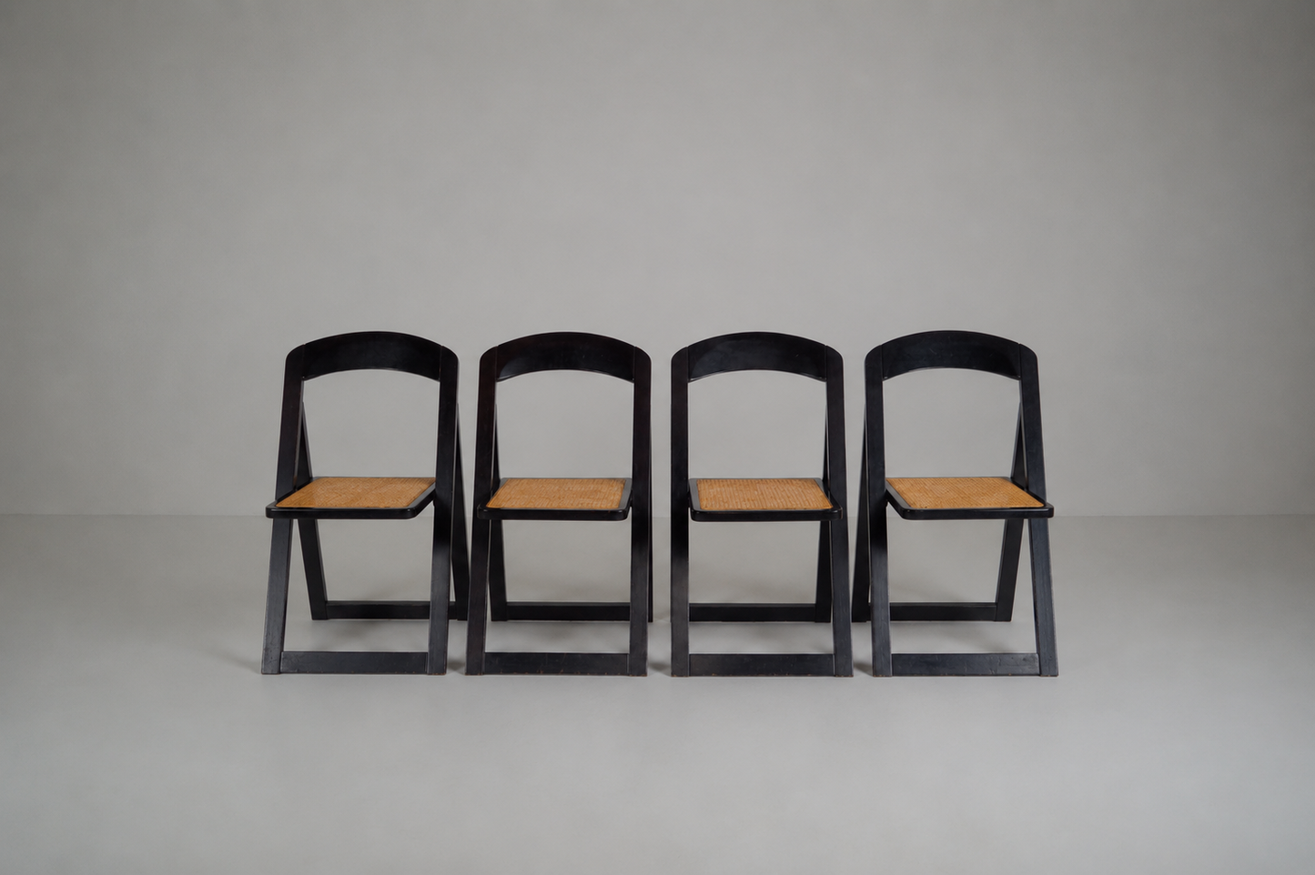 Ensemble de 7 chaises pliantes italiennes