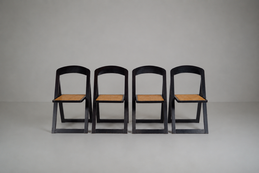 Ensemble de 7 chaises pliantes italiennes