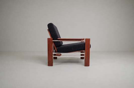 Fauteuil en palissandre de rio par Rob Parry