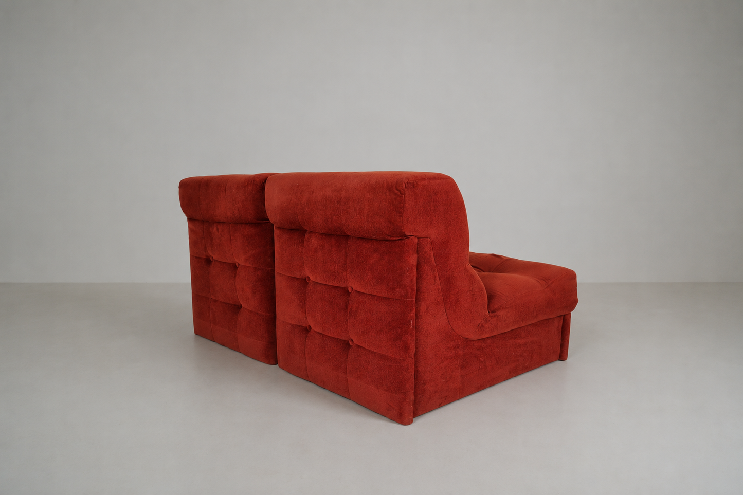 Chauffeuse vintage velours (2 disponibles)