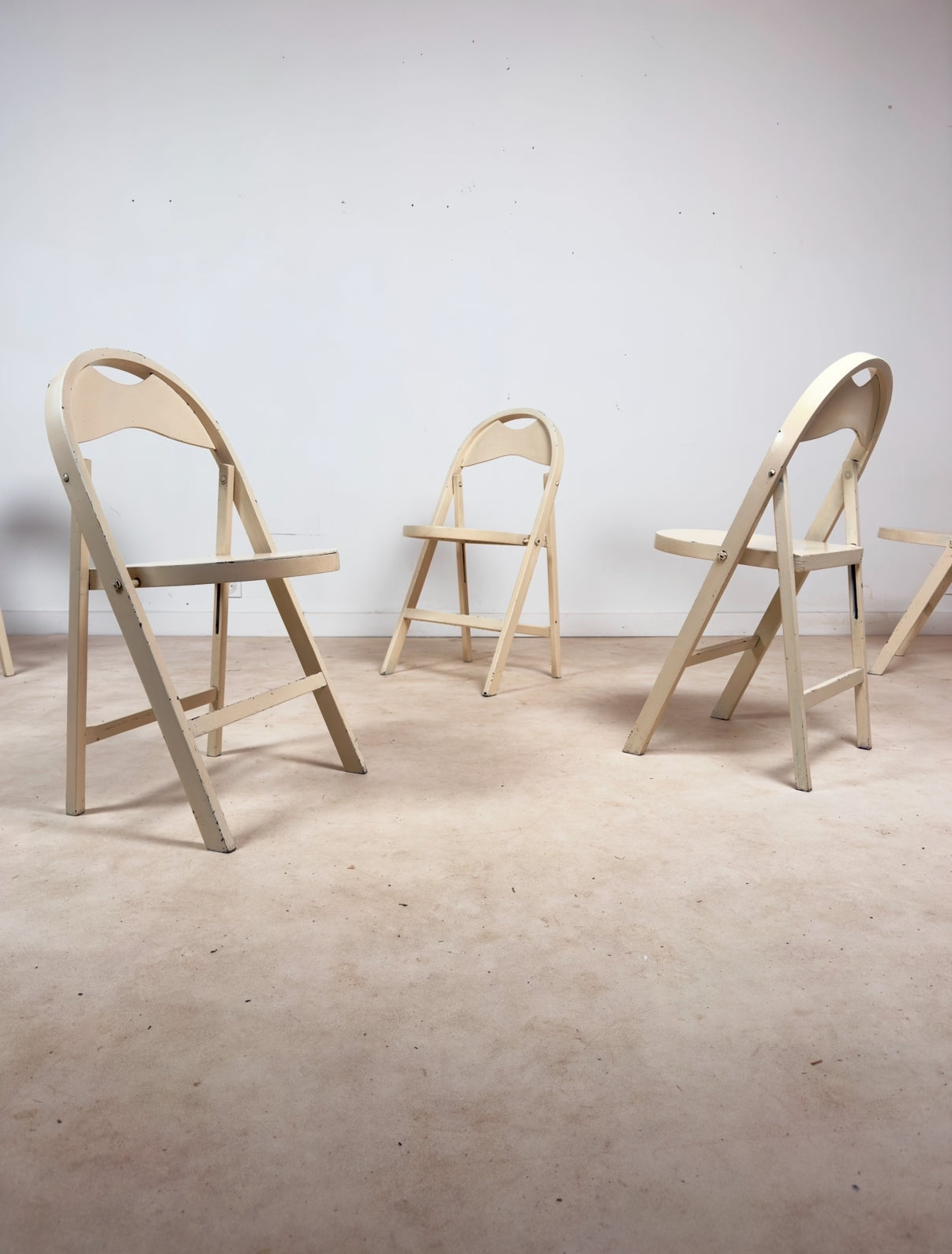 Ensemble de 5 chaises pliantes « B 751 » par Thonet Mundus