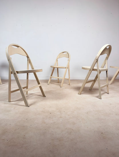 Ensemble de 5 chaises pliantes « B 751 » par Thonet Mundus
