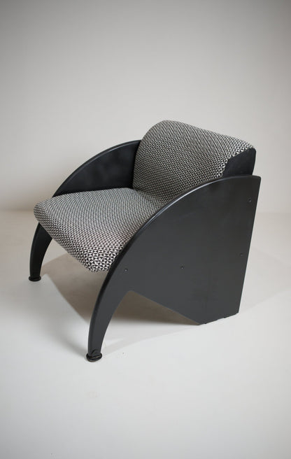 Fauteuil postmoderne des années 80