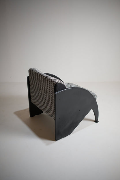 Fauteuil postmoderne des années 80