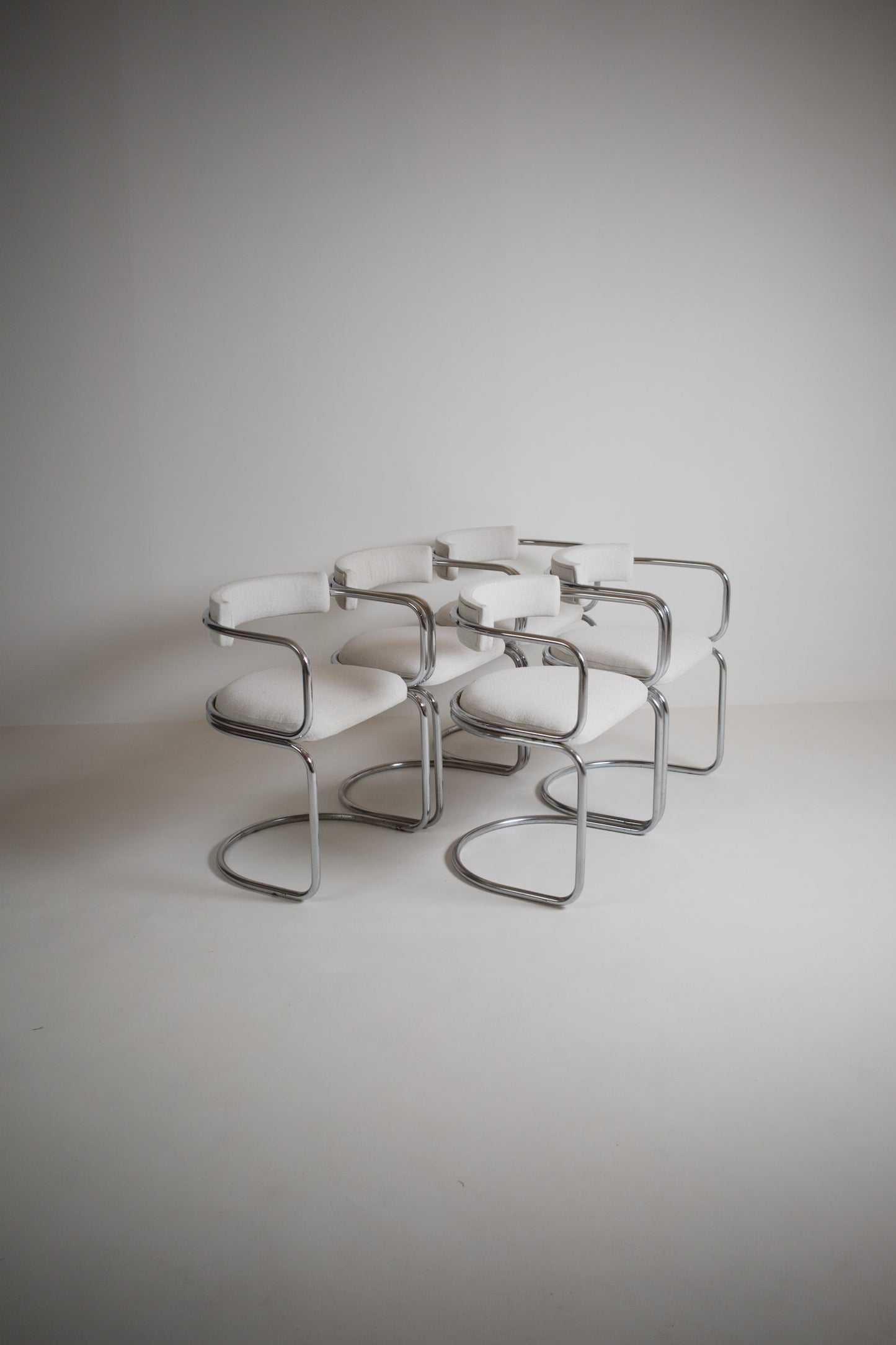 Ensemble de 5 chaises par Renato Zevi pour Roche & Bobois
