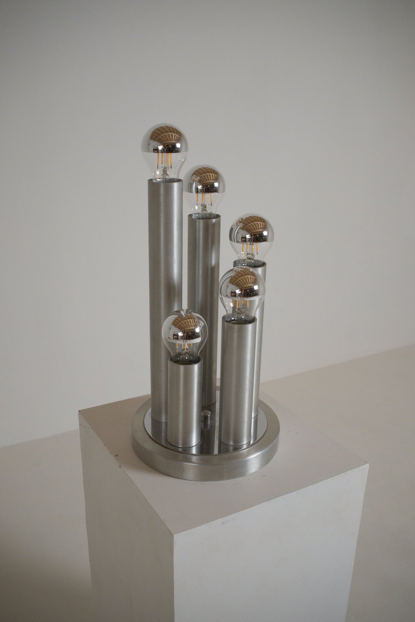 Lampe de table attribuée à Gaetano Sciolari, Italie, années 1970