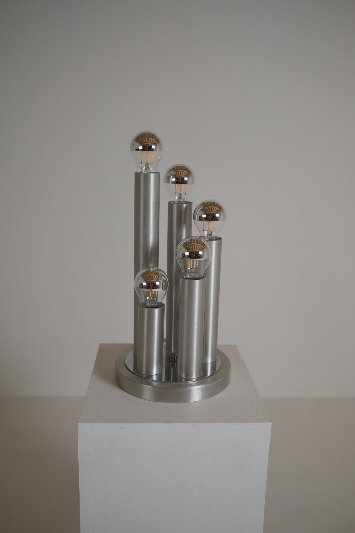 Lampe de table attribuée à Gaetano Sciolari, Italie, années 1970