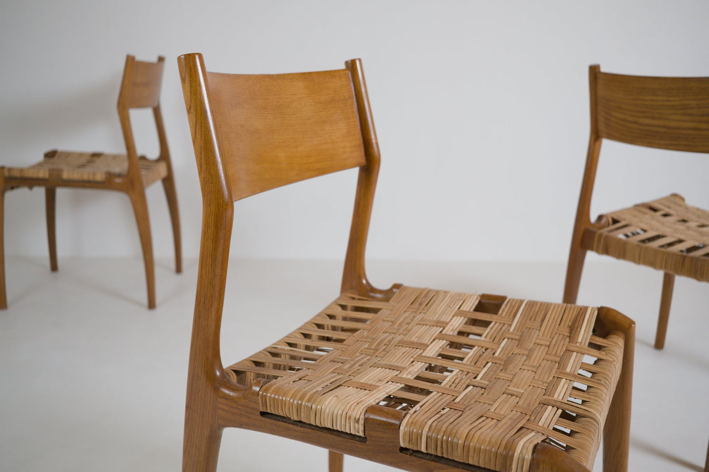 Suite de 6 chaises GESSEF éditées par Consorzio Sedie Friuli, Italie, années 1970