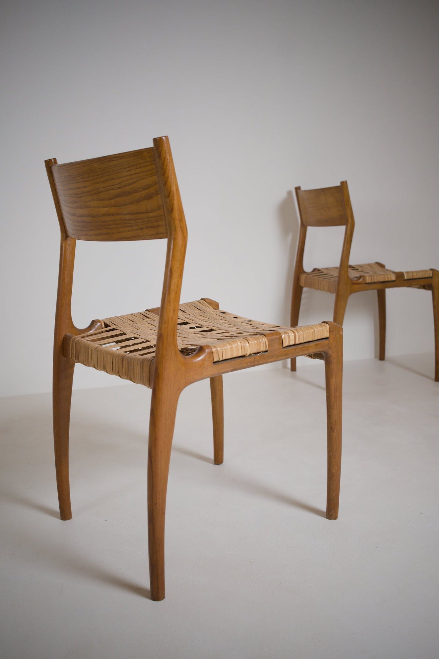 Suite de 6 chaises GESSEF éditées par Consorzio Sedie Friuli, Italie, années 1970