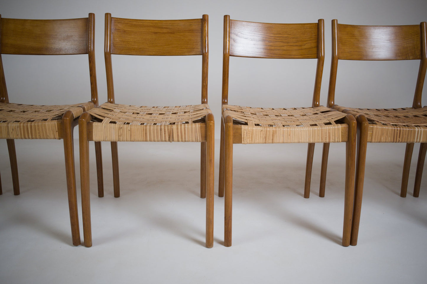 Suite de 6 chaises GESSEF éditées par Consorzio Sedie Friuli, Italie, années 1970