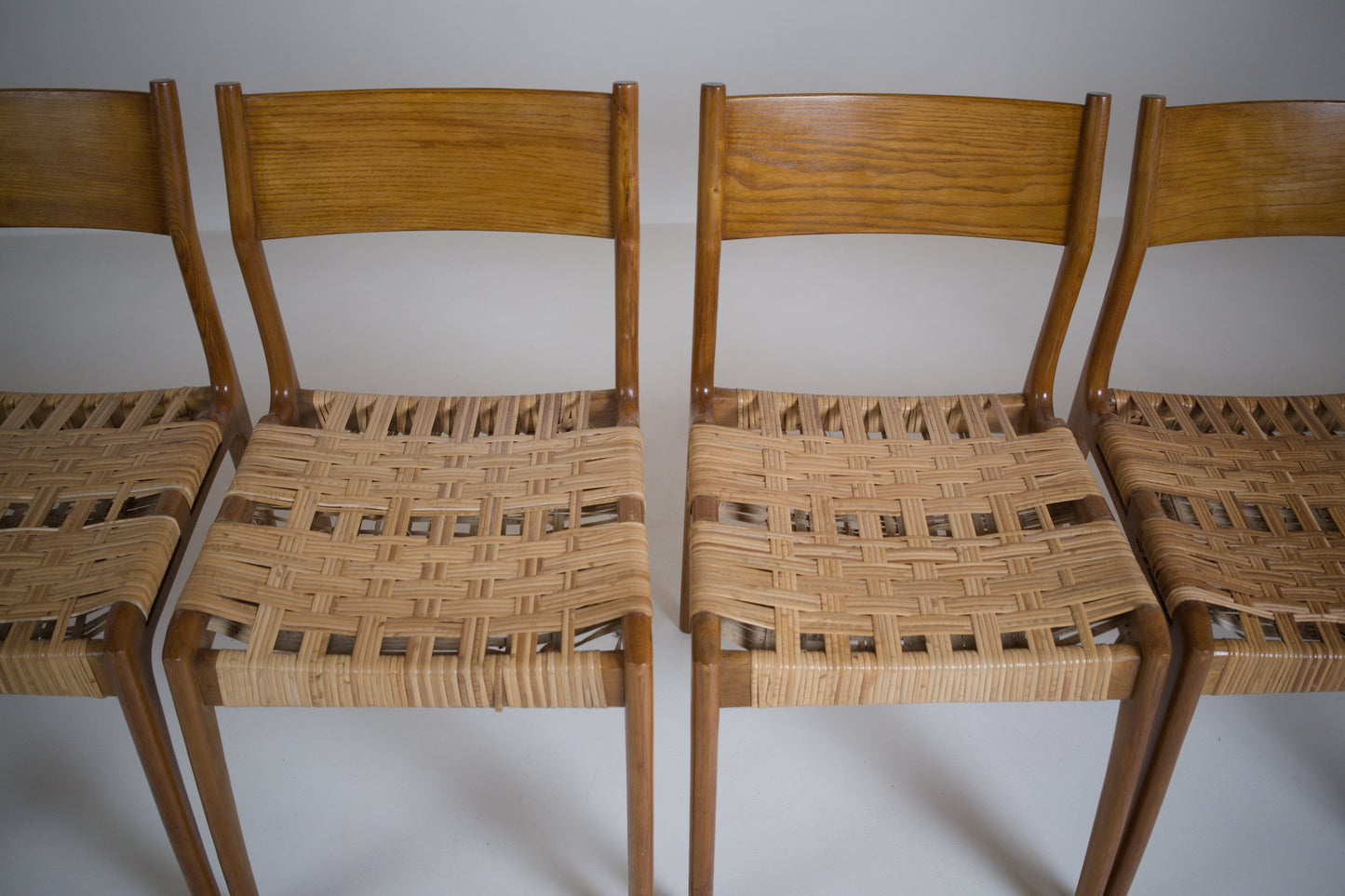 Suite de 6 chaises GESSEF éditées par Consorzio Sedie Friuli, Italie, années 1970