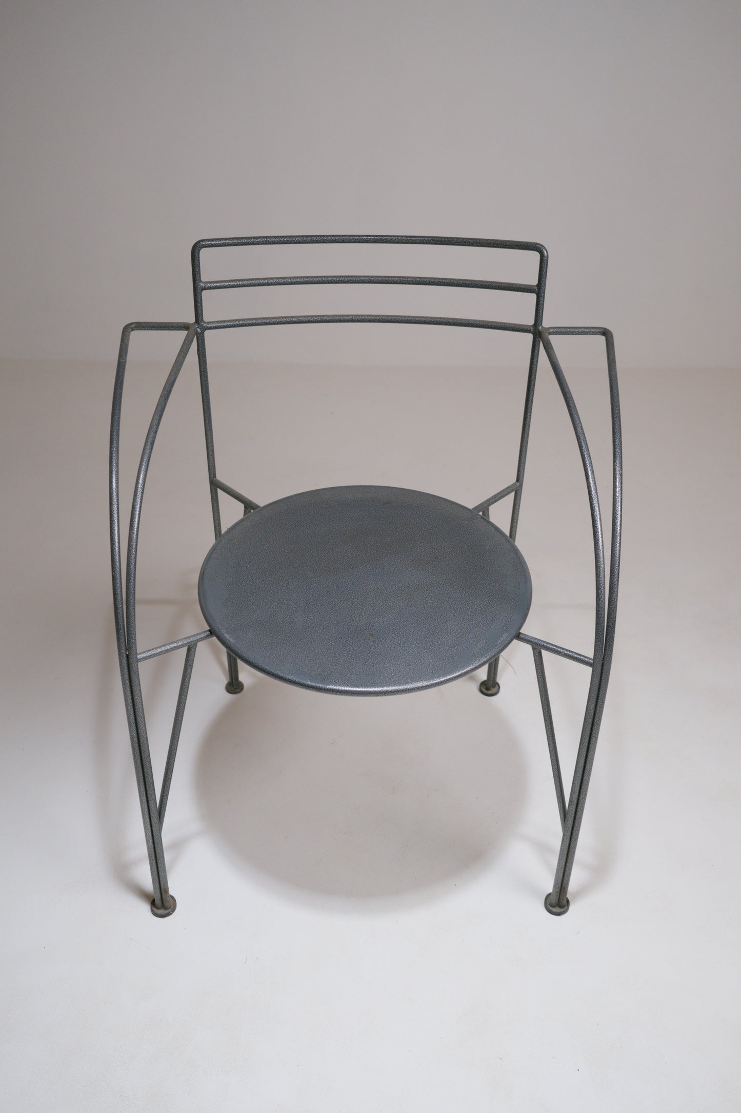 4 fauteuils « Lune d'Argent » – Pascal Mourgue pour Fermob, 1985