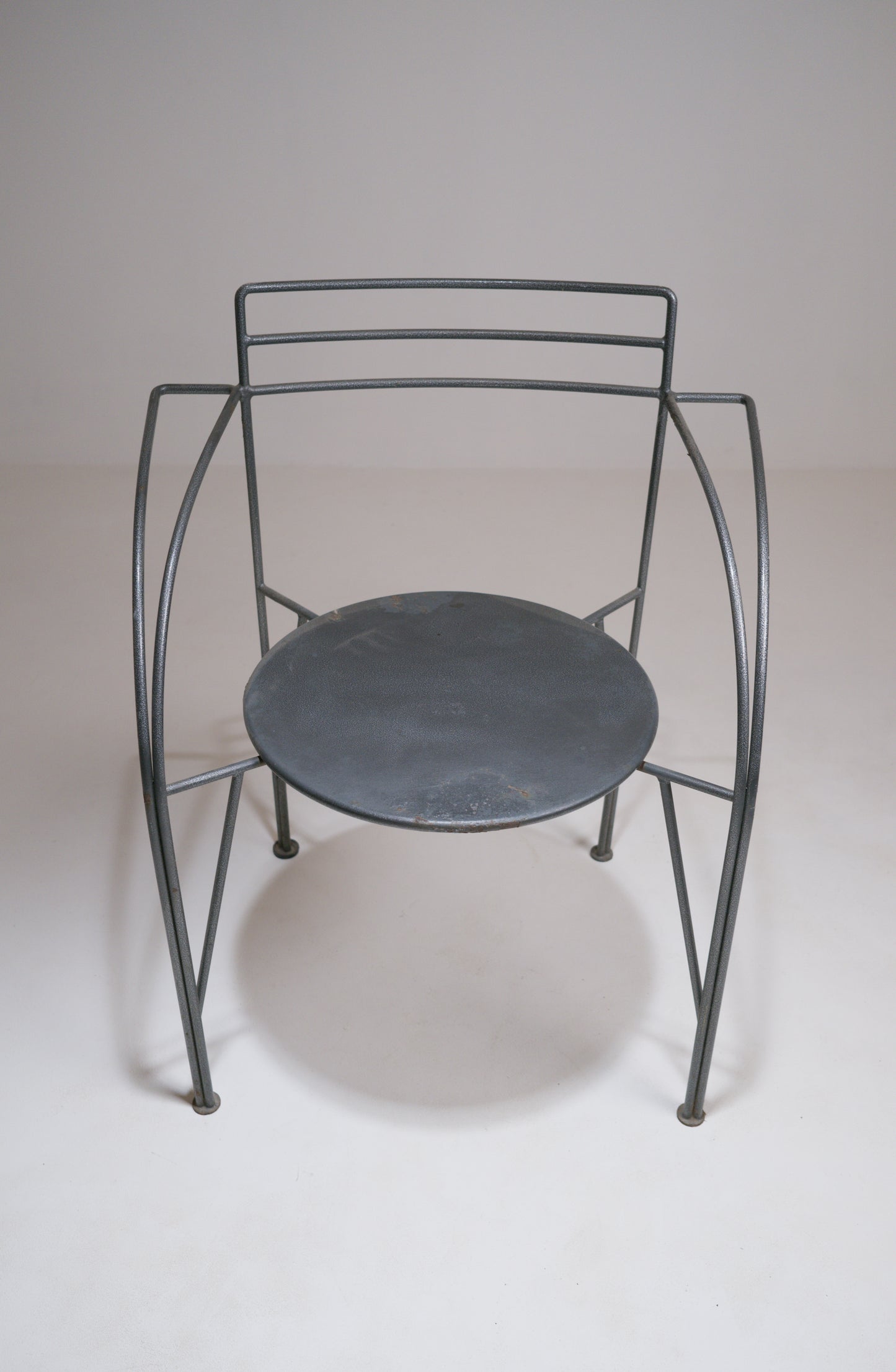 4 fauteuils « Lune d'Argent » – Pascal Mourgue pour Fermob, 1985