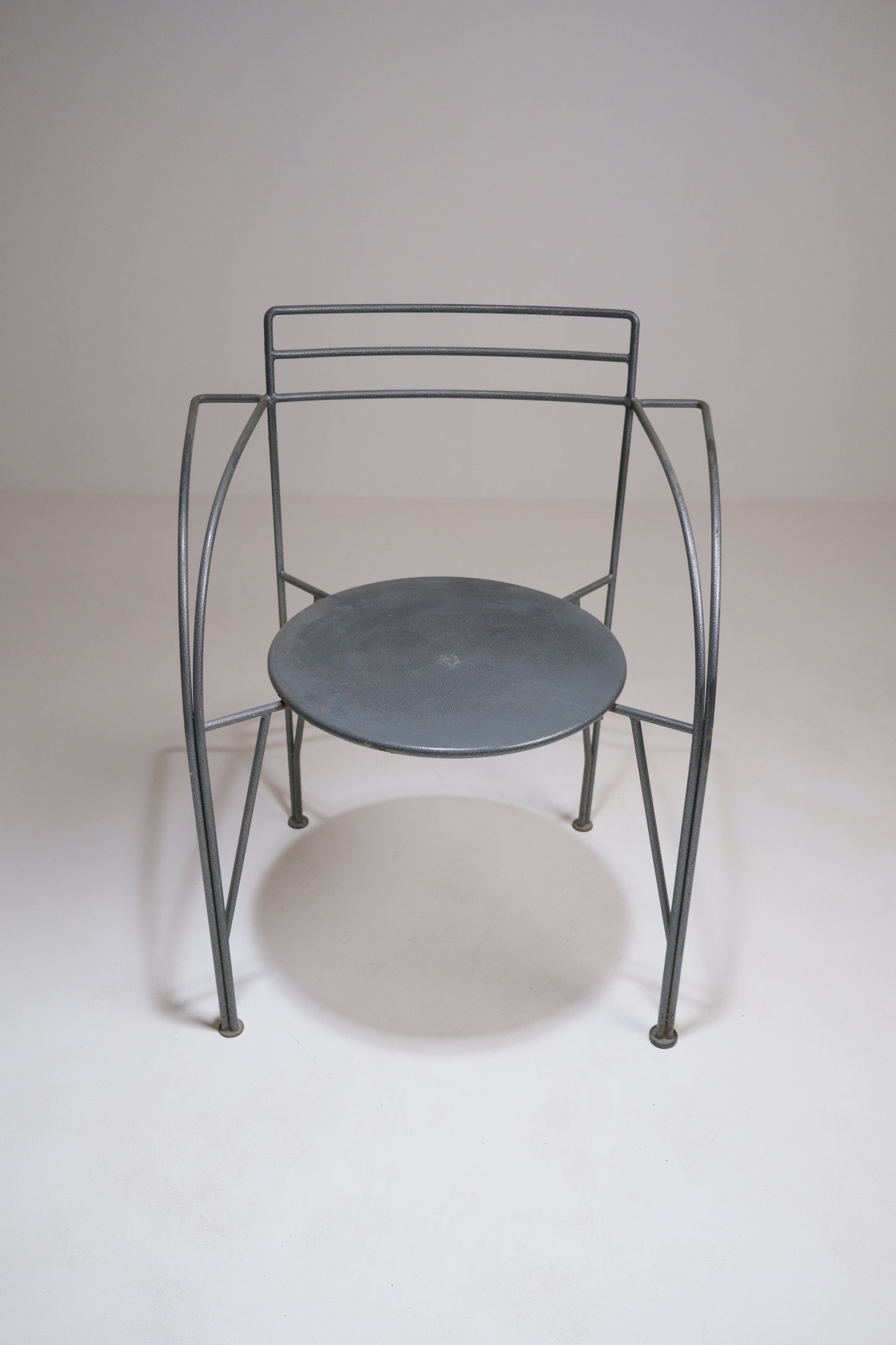 4 fauteuils « Lune d'Argent » – Pascal Mourgue pour Fermob, 1985