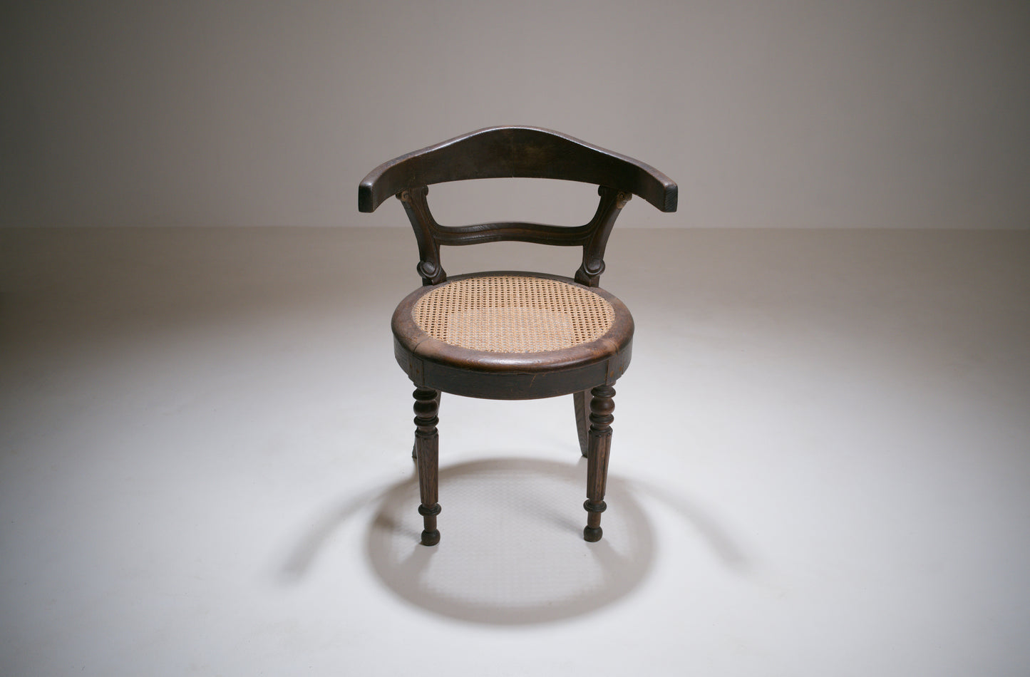 Fauteuil de bureau de style Louis-Philippe, vers 1880-1900