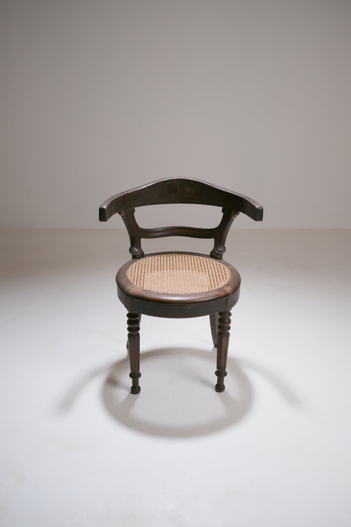 Fauteuil de bureau de style Louis-Philippe, vers 1880-1900