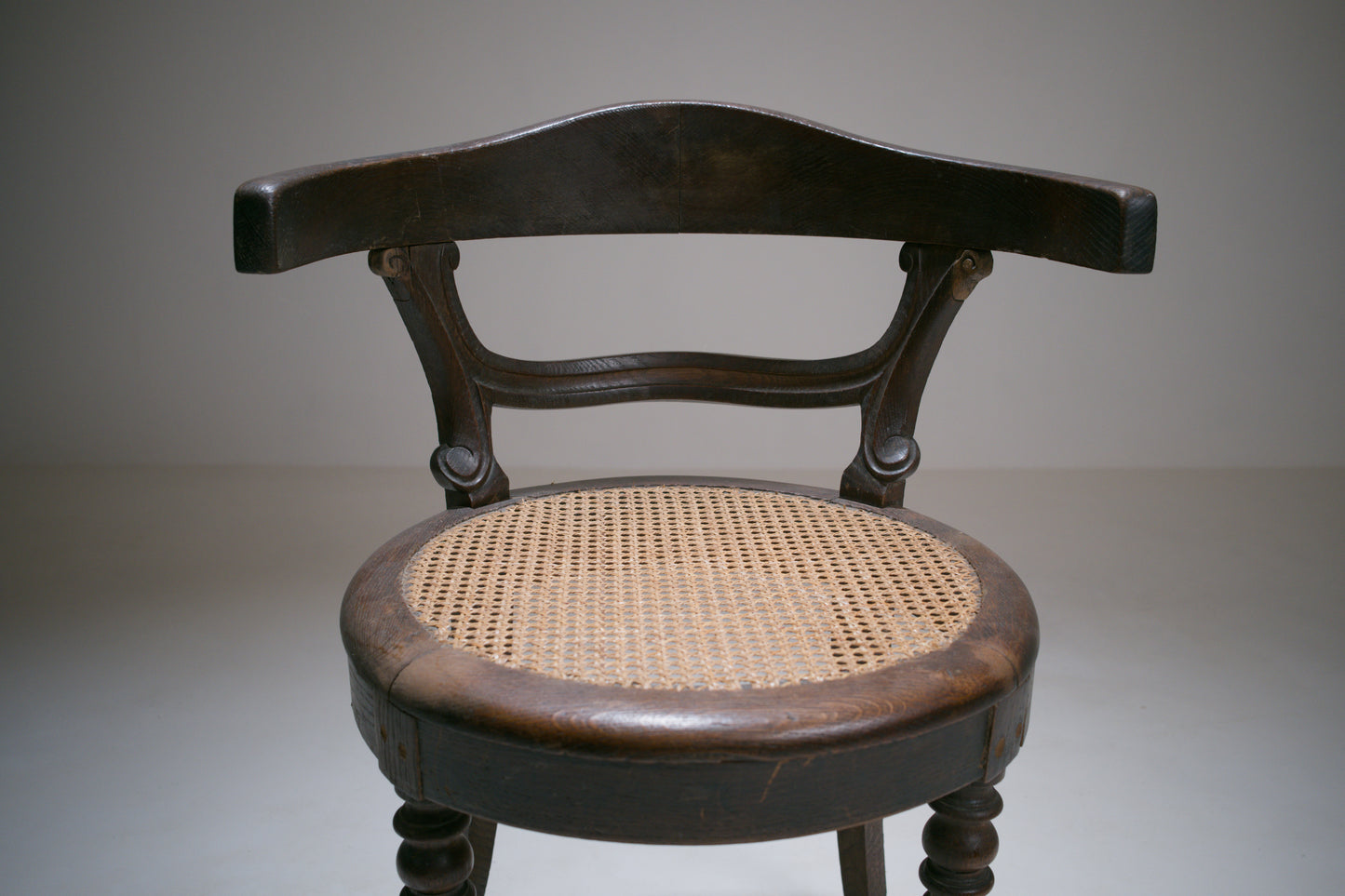 Fauteuil de bureau de style Louis-Philippe, vers 1880-1900