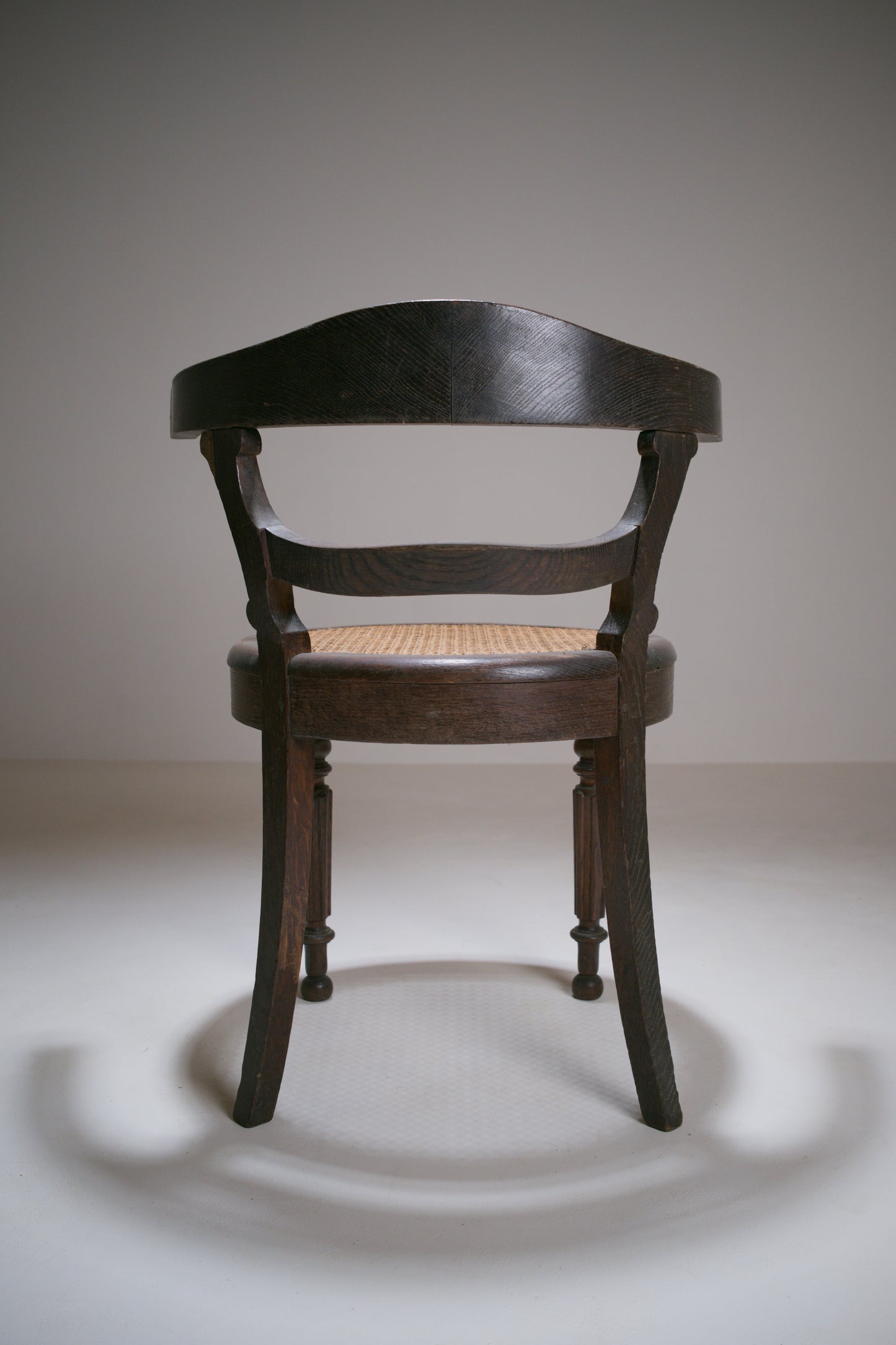 Fauteuil de bureau de style Louis-Philippe, vers 1880-1900