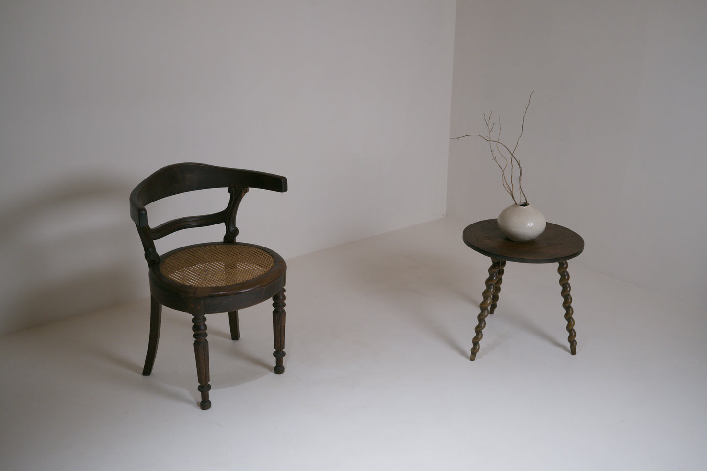 Fauteuil de bureau de style Louis-Philippe, vers 1880-1900
